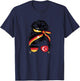 Türkiye Deutschland Flagge Türkisch Deutsch Mädchen Damen T-Shirt - T-Shirt | Navy