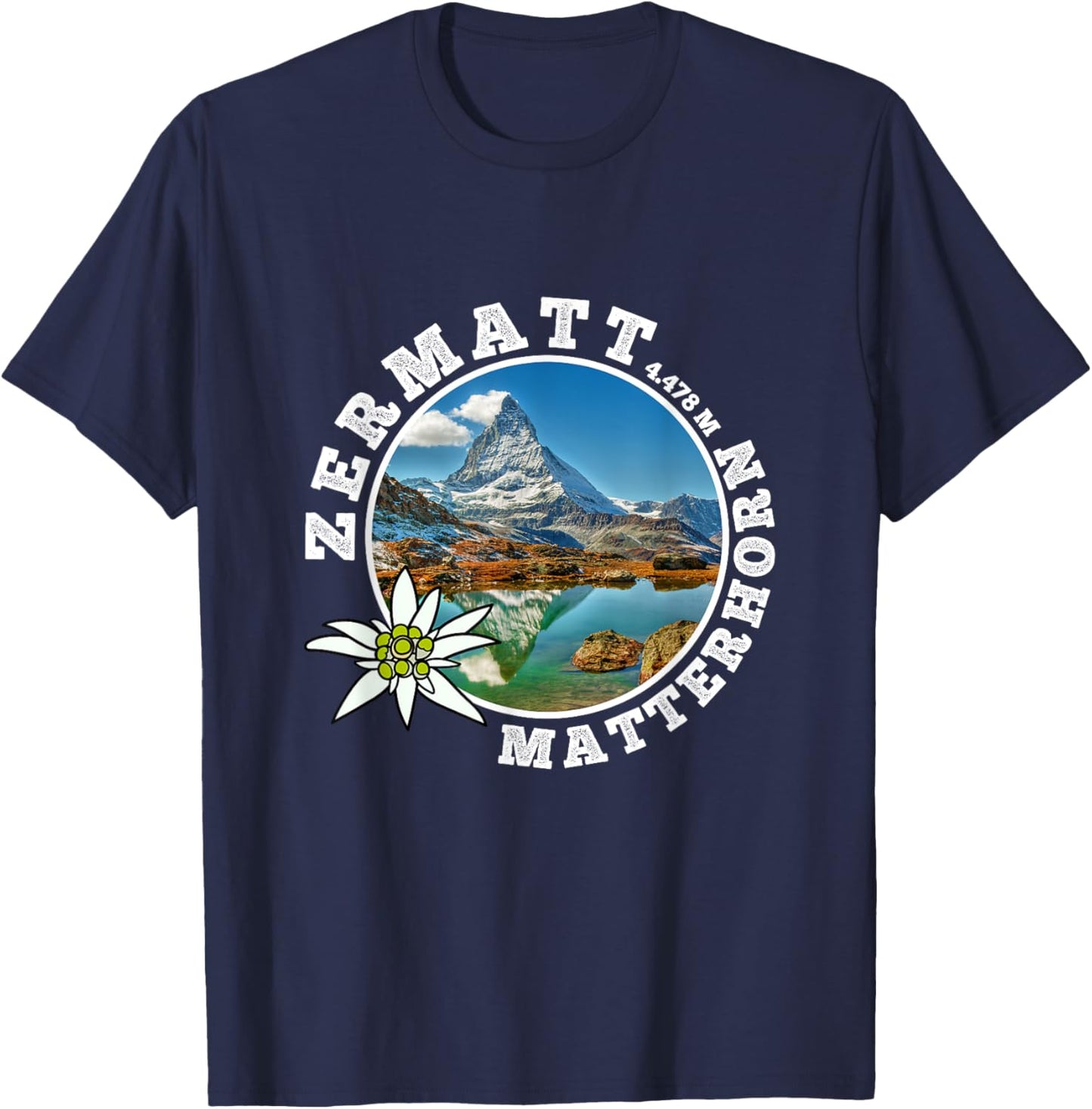 Zermatt Souvenir / Switzerland Zermatt T-Shirt - T-Shirt | Navy