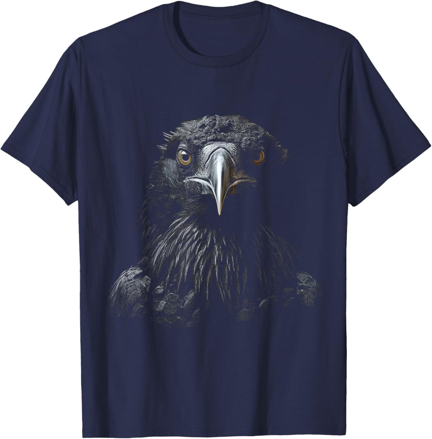 Eagle Drawing Illustration Graphic Animal Art Bird Eagle T-Shirt - T-Shirt | Navy