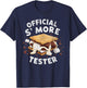 Official Smore Tester Marshmallows Campfire S'mores T-Shirt - T-Shirt | Navy