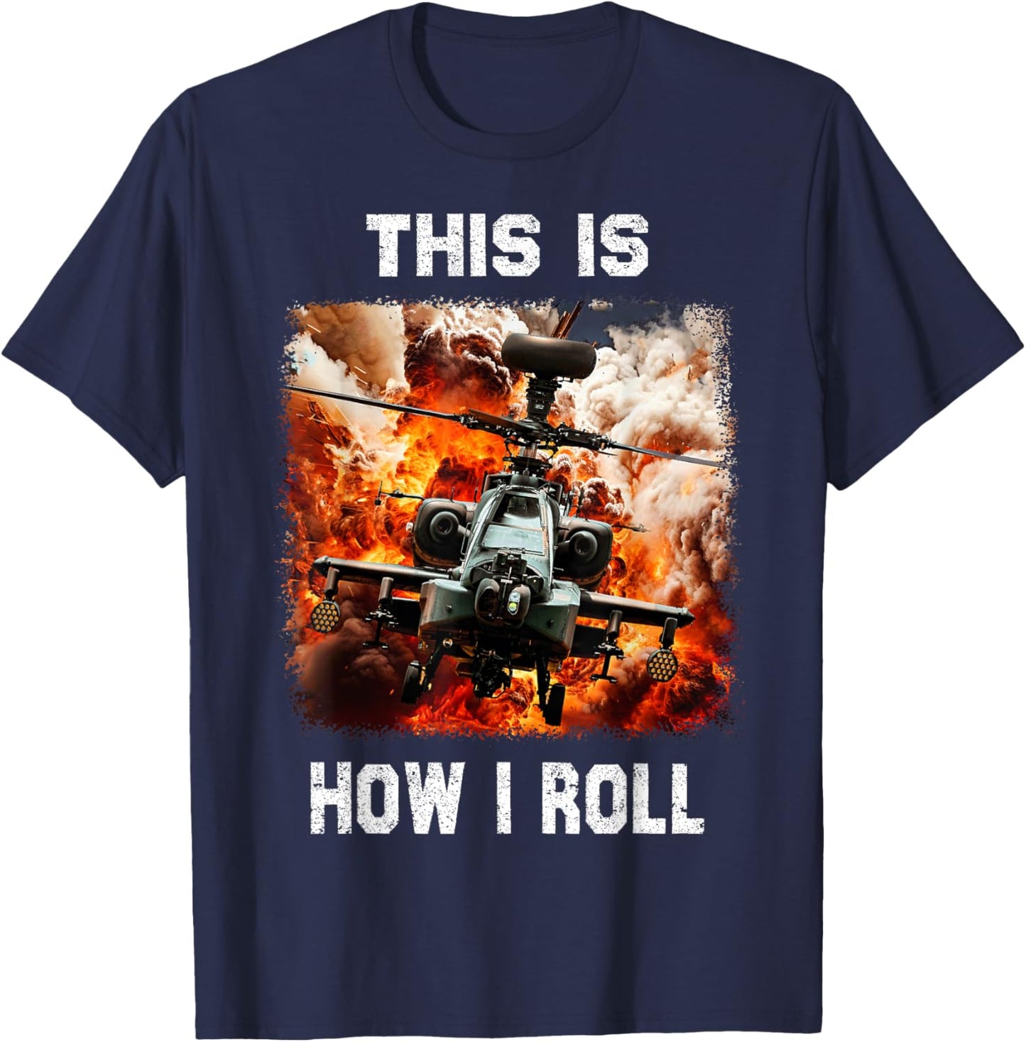 Cool idea Military Helicopter for Helicopters Lovers T-Shirt - T-Shirt | Navy