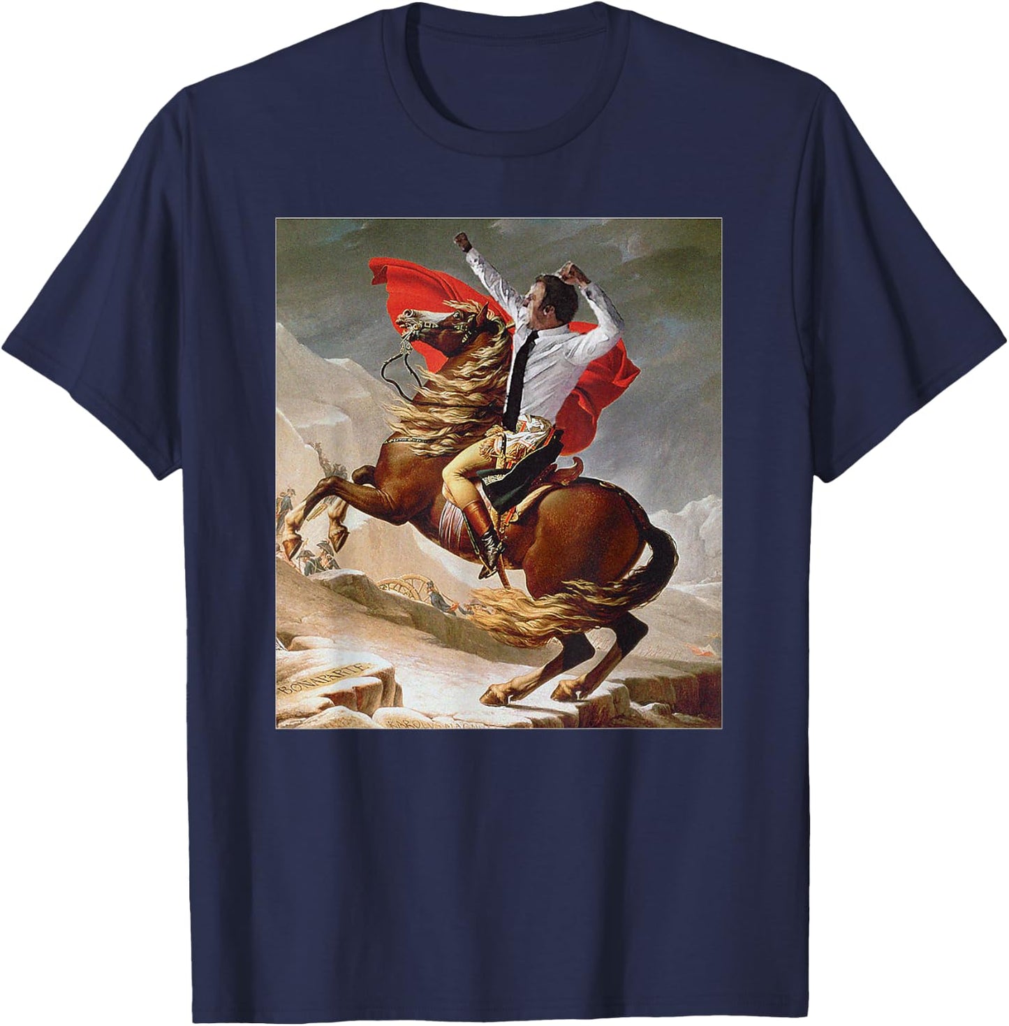 Funny Emmanuel Macron France Prime Minister T-Shirt - T-Shirt | Navy