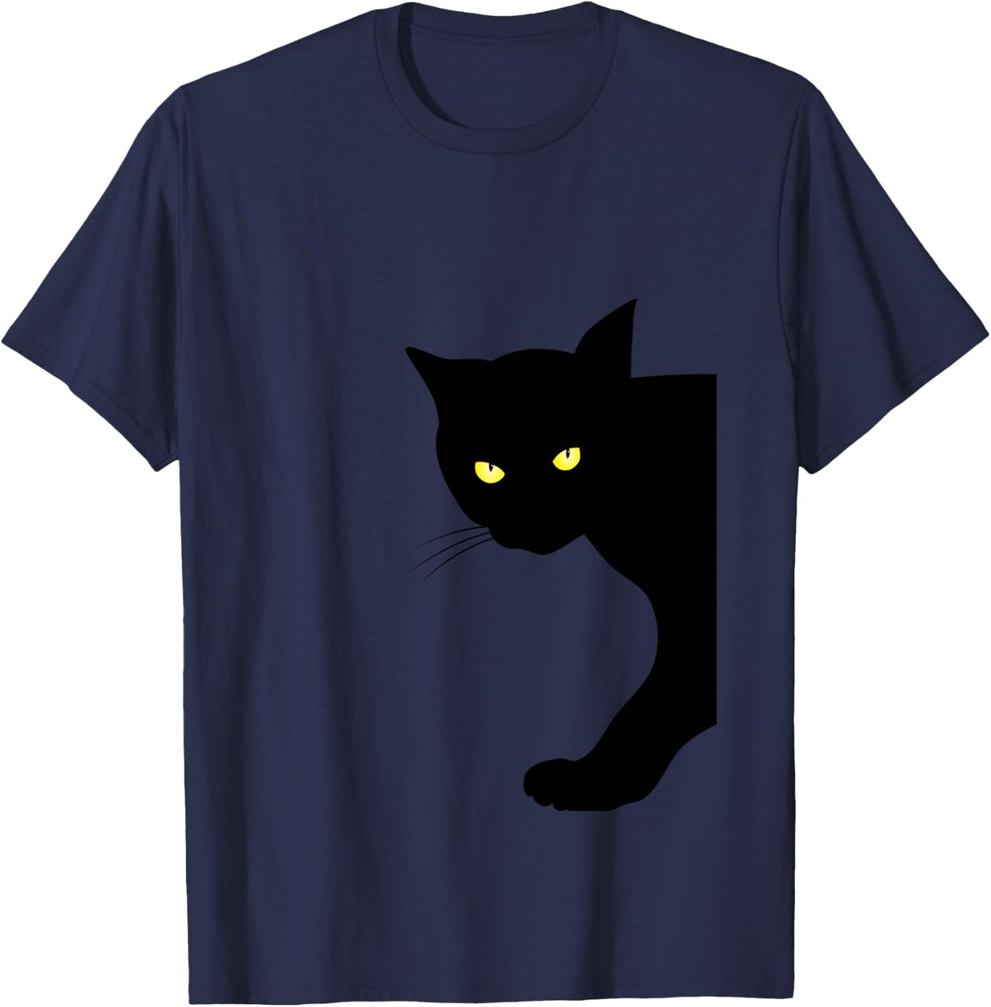 Black Cat T-Shirt - T-Shirt | Navy