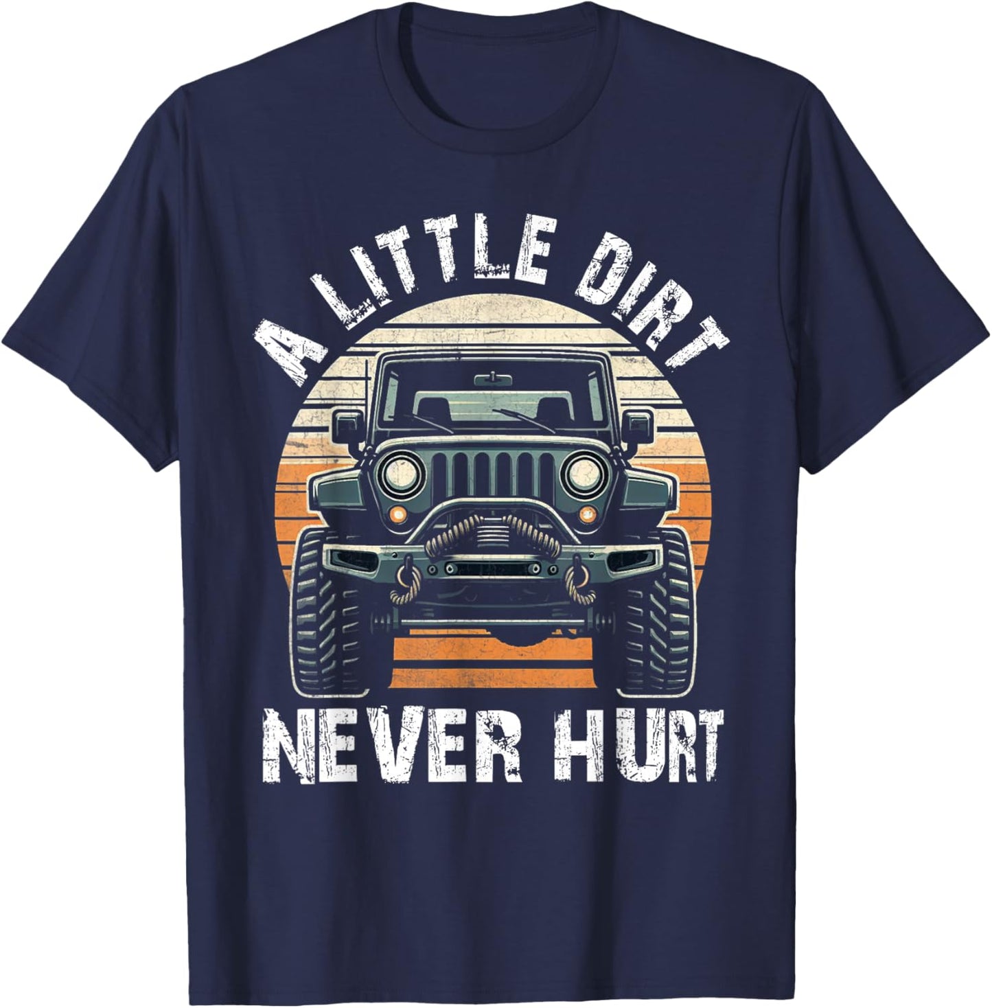 Offroad Racing Dad SxS 4X4 Off-Roading SUV UTV Car Lovers T-Shirt - T-Shirt | Navy