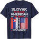 Slovak By Blood American By Birth Patriot By Choice T-Shirt - T-Shirt | Navy