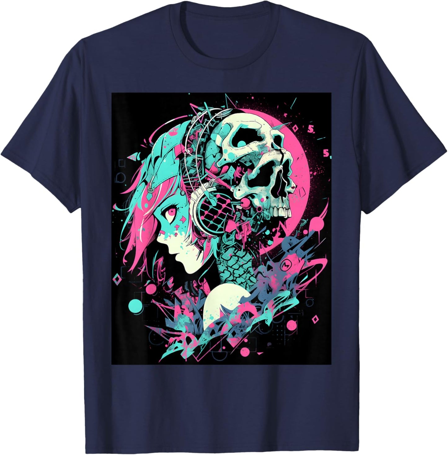 Make a Stylish Statement with This Sophisticated Graphic T-Shirt - T-Shirt | Navy