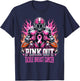 Pink Out Tackle Breast Cancer Awareness American Football T-Shirt - T-Shirt | Navy