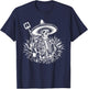 Mexico Vintage Skeleton Tequila Dia De Los Muertos Mexican T-Shirt - T-Shirt | Navy