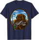 Labrador Retriever with Mallard Duck Hunting T-Shirt - T-Shirt | Navy