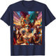 Fantasy Cute Lady Mask Venice T-Shirt - T-Shirt | Navy