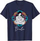 Doula Floral Birth Companion Gift Birth Coach Assistant T-Shirt - T-Shirt | Navy