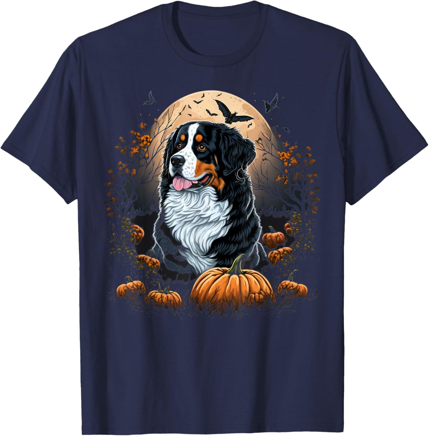 Bernese Mountain Dog costume Bernese Mountain Dog Halloween Men Women Kids T-Shirt - T-Shirt | Navy