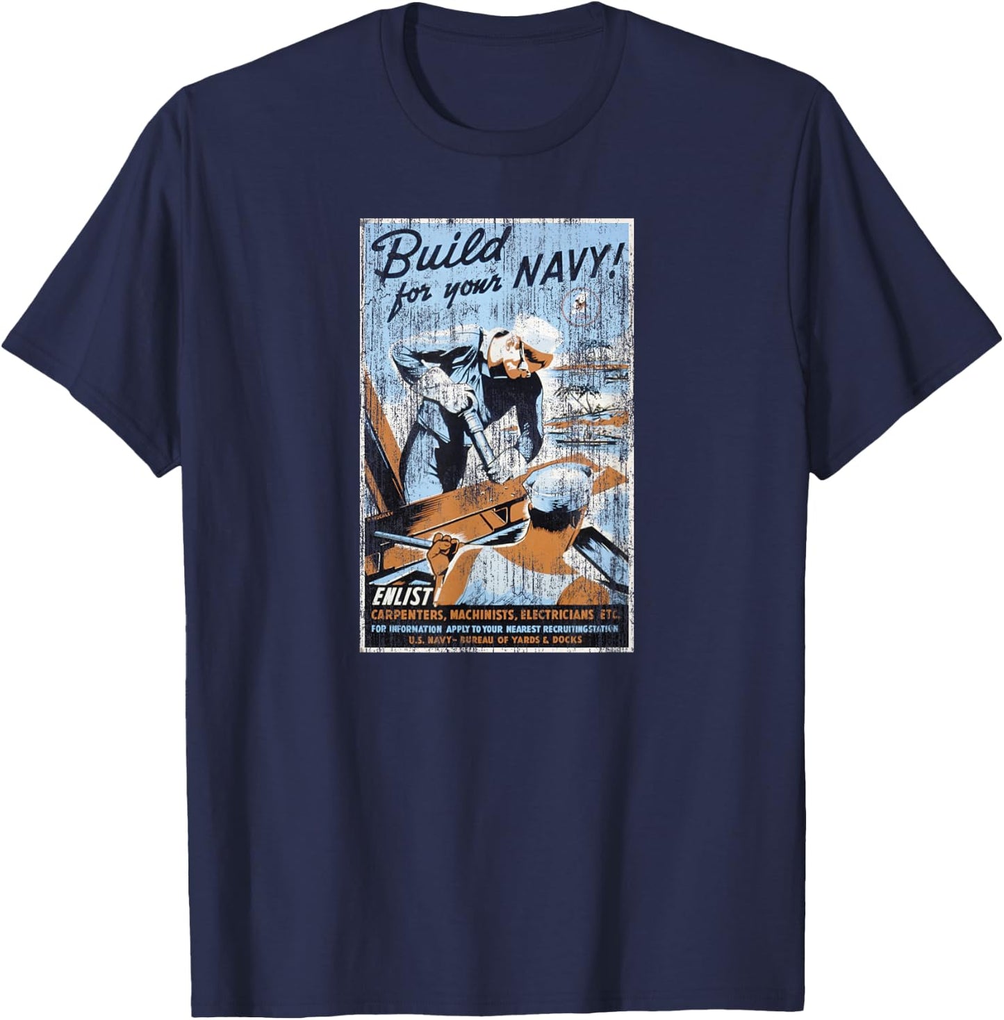 U.S. Navy Build Your U.S. Navy T-Shirt - T-Shirt | Navy
