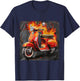 Motorroller Mofa Moped Scooter Rollerfahrer Geschenke T-Shirt - T-Shirt | Navy