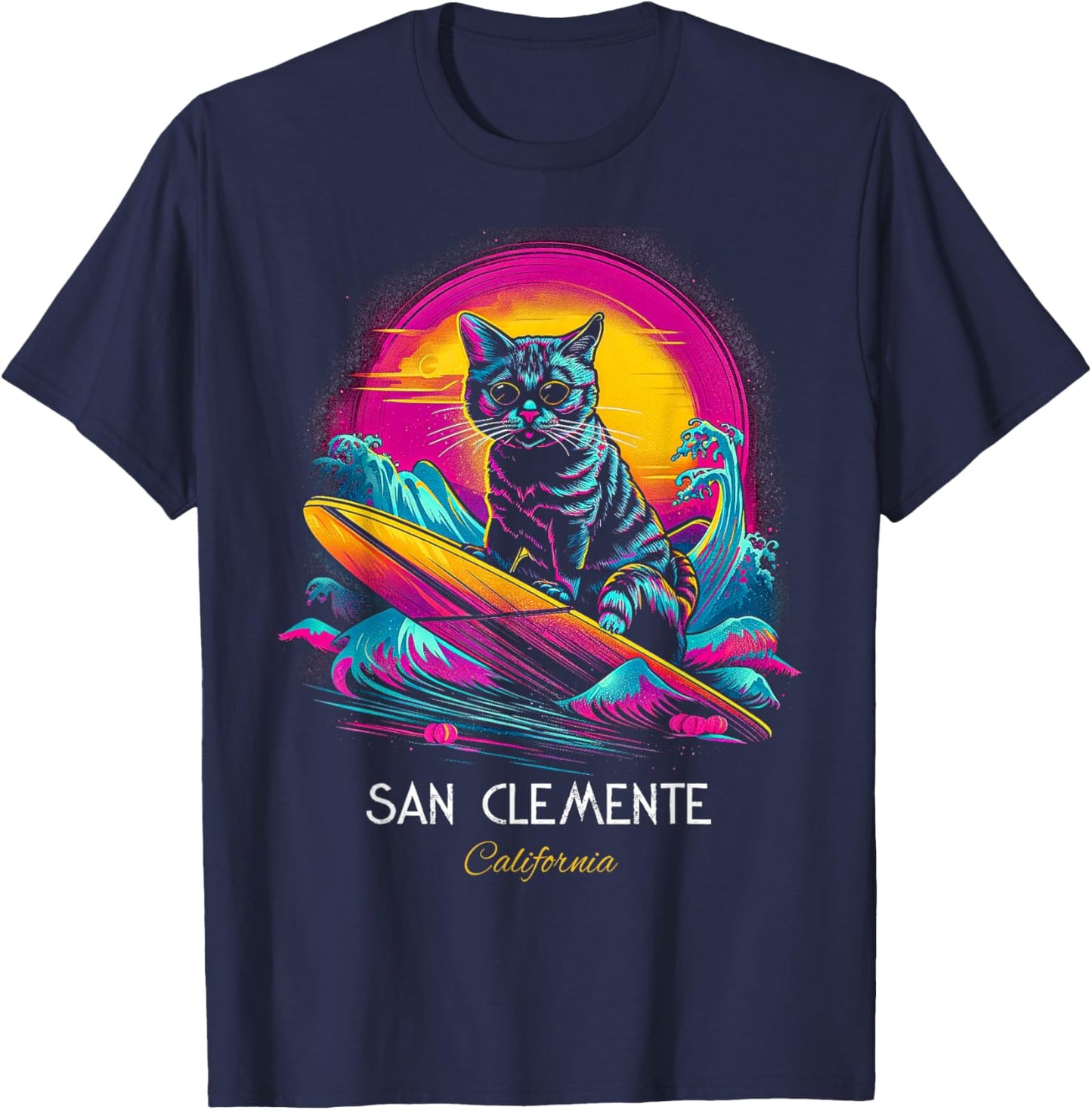 San Clemente California T-Shirt - T-Shirt | Navy