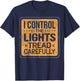 Light Crew Theater Manager Theatre Tech Crew Lights T-Shirt - T-Shirt | Navy