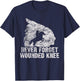Wounded Knee Native American Lakota Tribe Chief vintage T-Shirt - T-Shirt | Navy