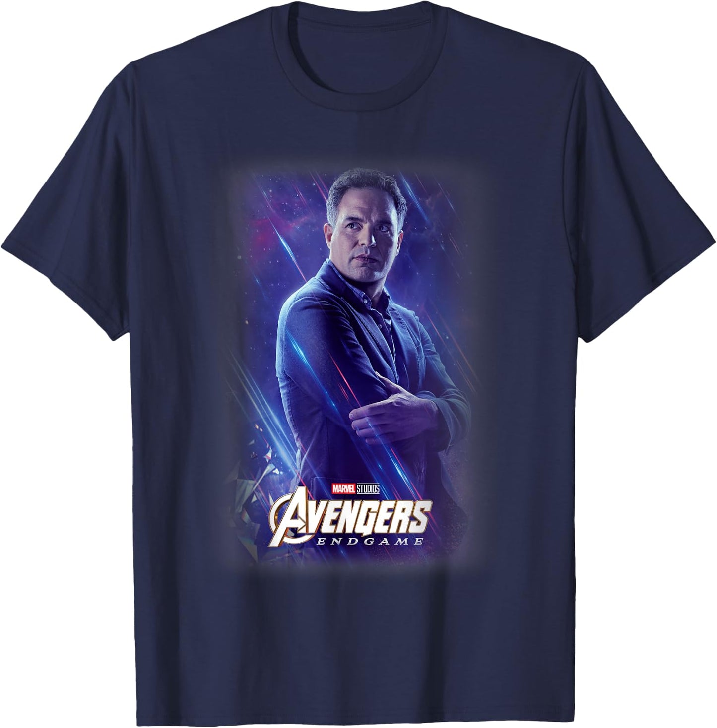 Marvel Avengers Endgame Bruce Banner Galactic Poster T-Shirt - T-Shirt | Navy