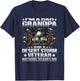 I'm a Dad Grandpa and Desert Storm Veteran Nothing Scares Me T-Shirt - T-Shirt | Navy