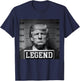 President Trump Mug Shot T-Shirt - T-Shirt | Navy