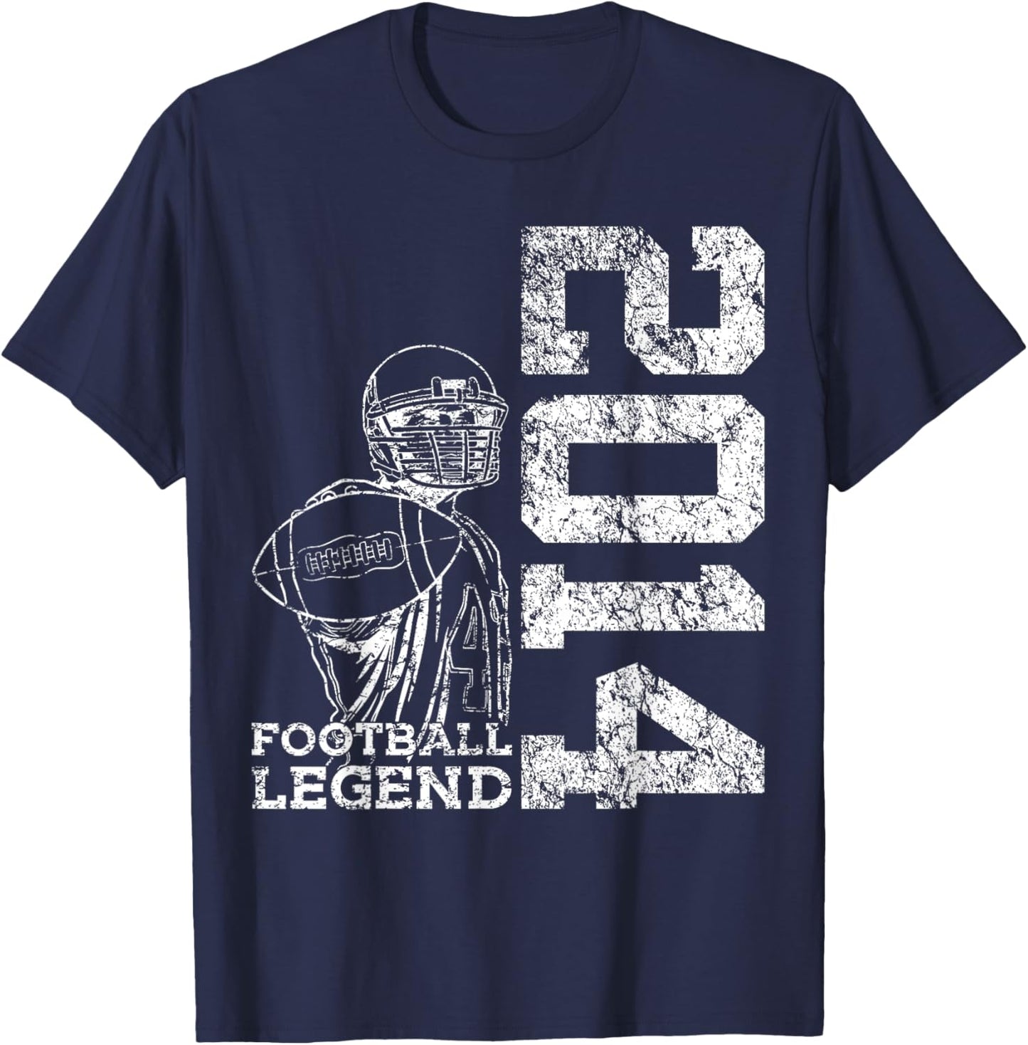 12 Years Football Legend 2014 12th Birthday T-Shirt - T-Shirt | Navy