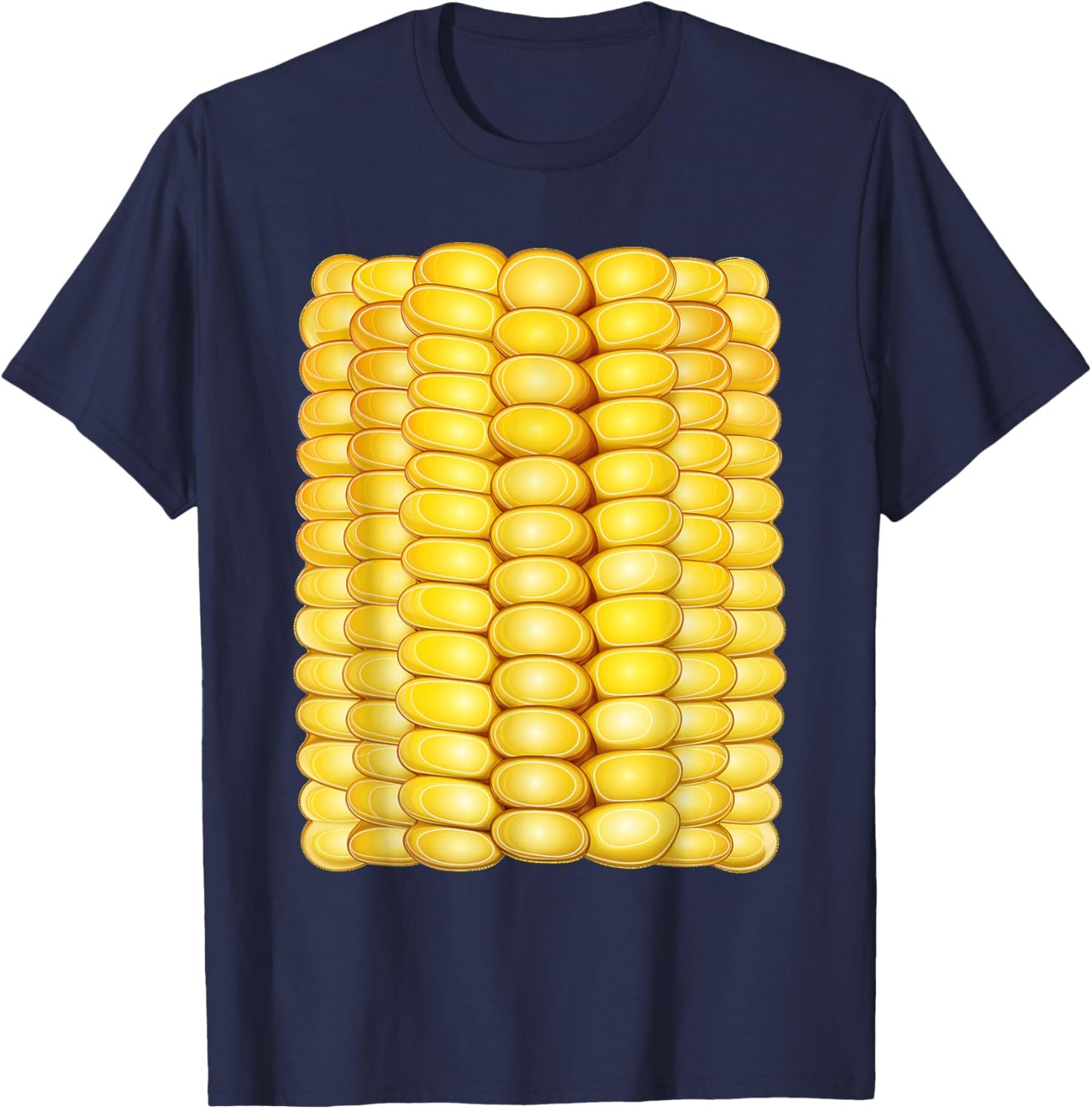 Corn on the Cob Corn Cob Harvest Farm Food T-Shirt - T-Shirt | Navy