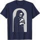 Reaper Of Death And His Black Cat Cuddle Punk Goth Grunge Men Women Girls Kids T-Shirt - T-Shirt | Navy