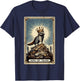 King Of Trash Racoon Tarotkarte Waschbär T-Shirt - T-Shirt | Navy