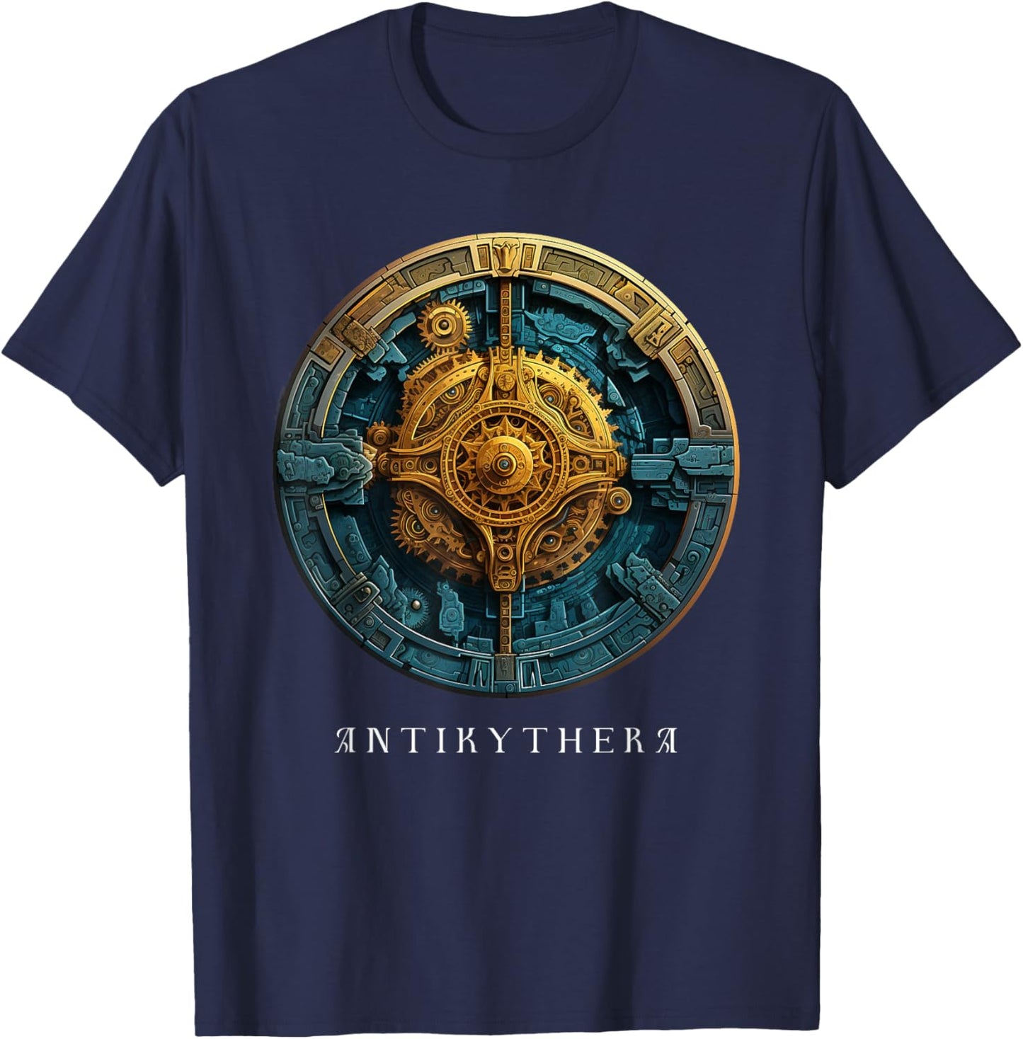 Antikythera Mechanism Greek Computer Ancient Greece T-Shirt - T-Shirt | Navy