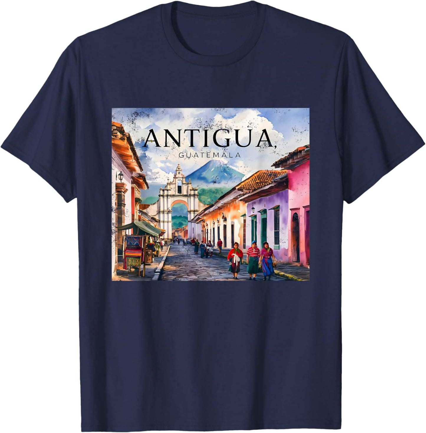 Antigua Guatemala T-Shirt - T-Shirt | Navy