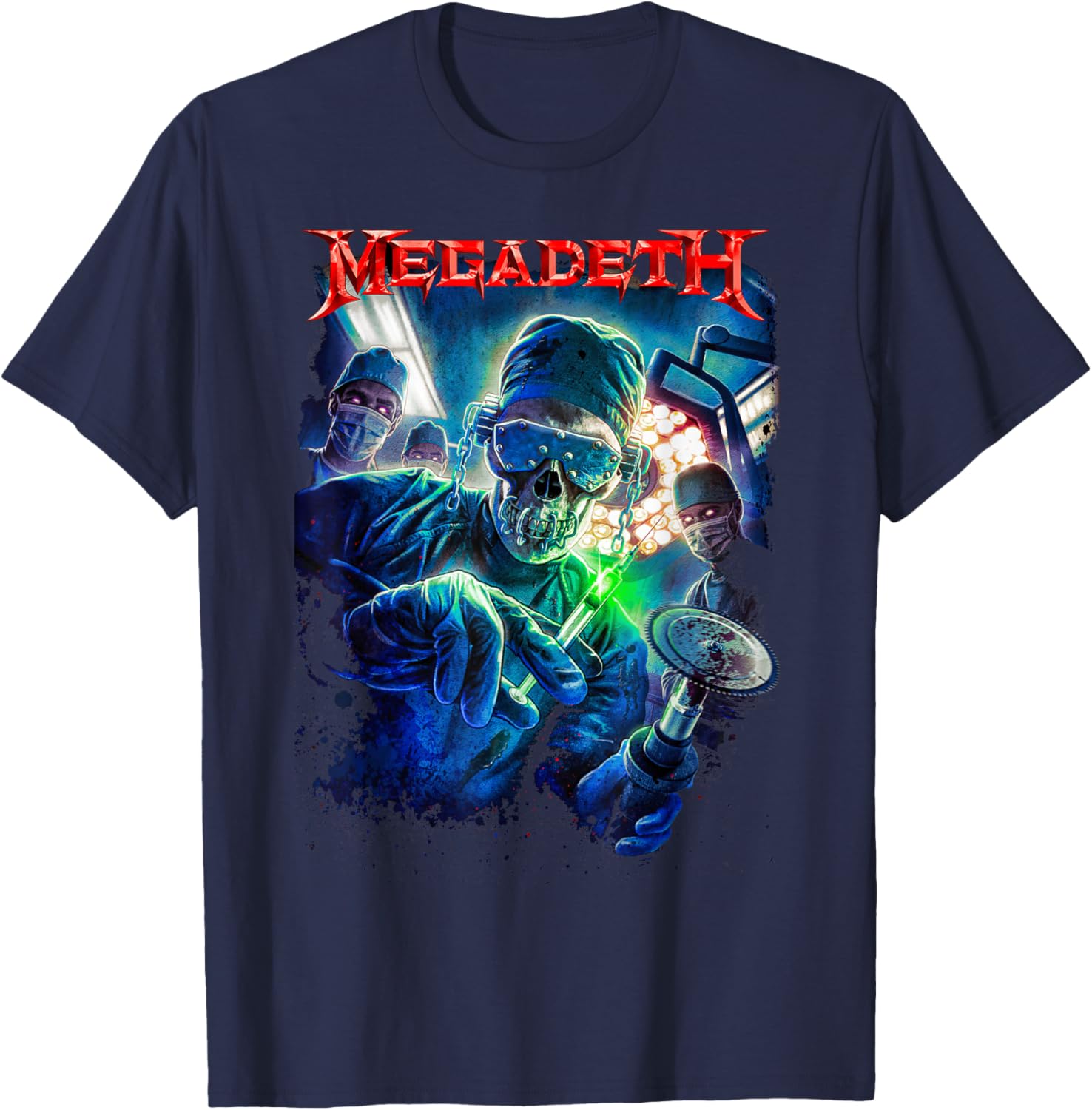 Megadeth - Doctor Vic , Black, S T-Shirt - T-Shirt | Navy
