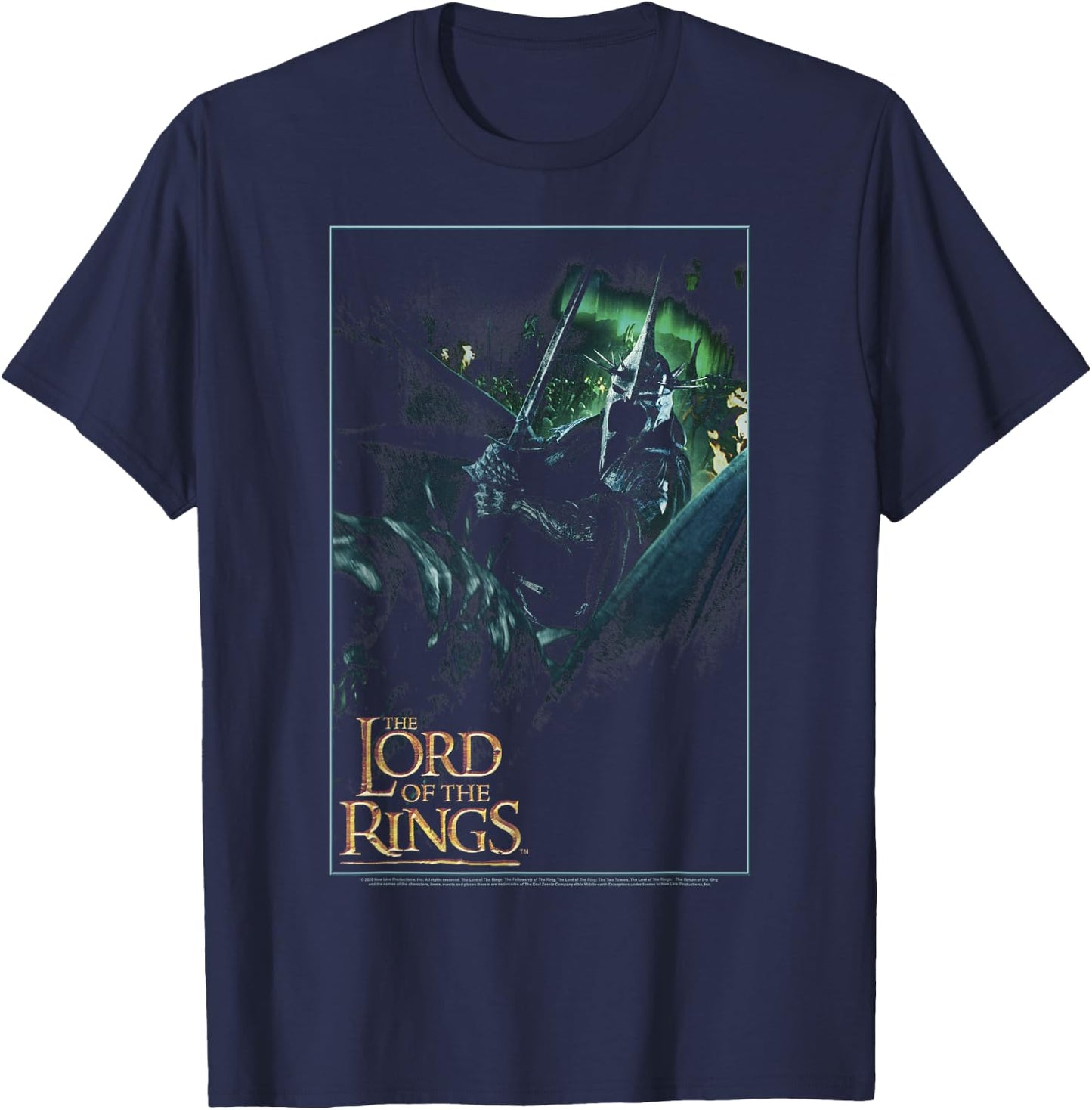 The Lord Of The Rings Witch King Dark Poster T-Shirt - T-Shirt | Navy