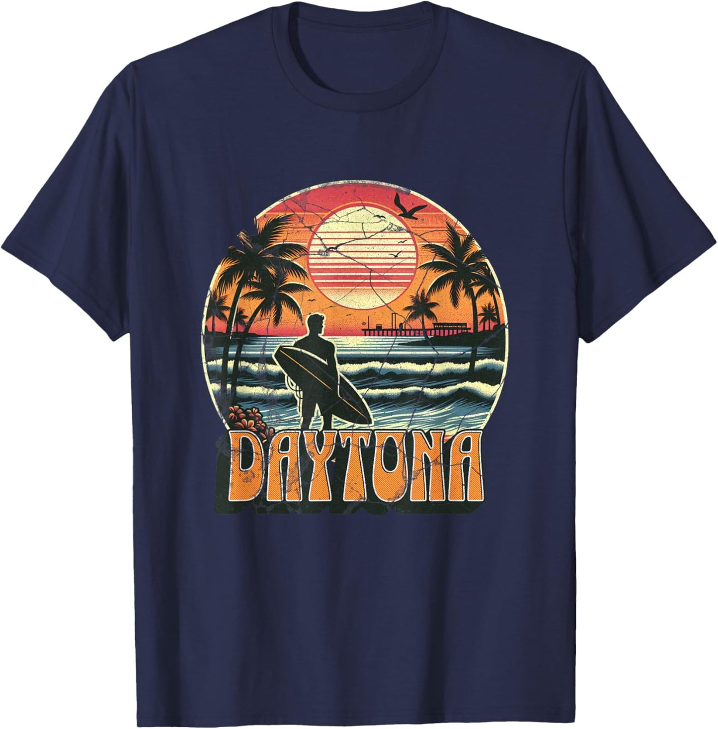 Daytona Beach T-Shirt - T-Shirt | Navy