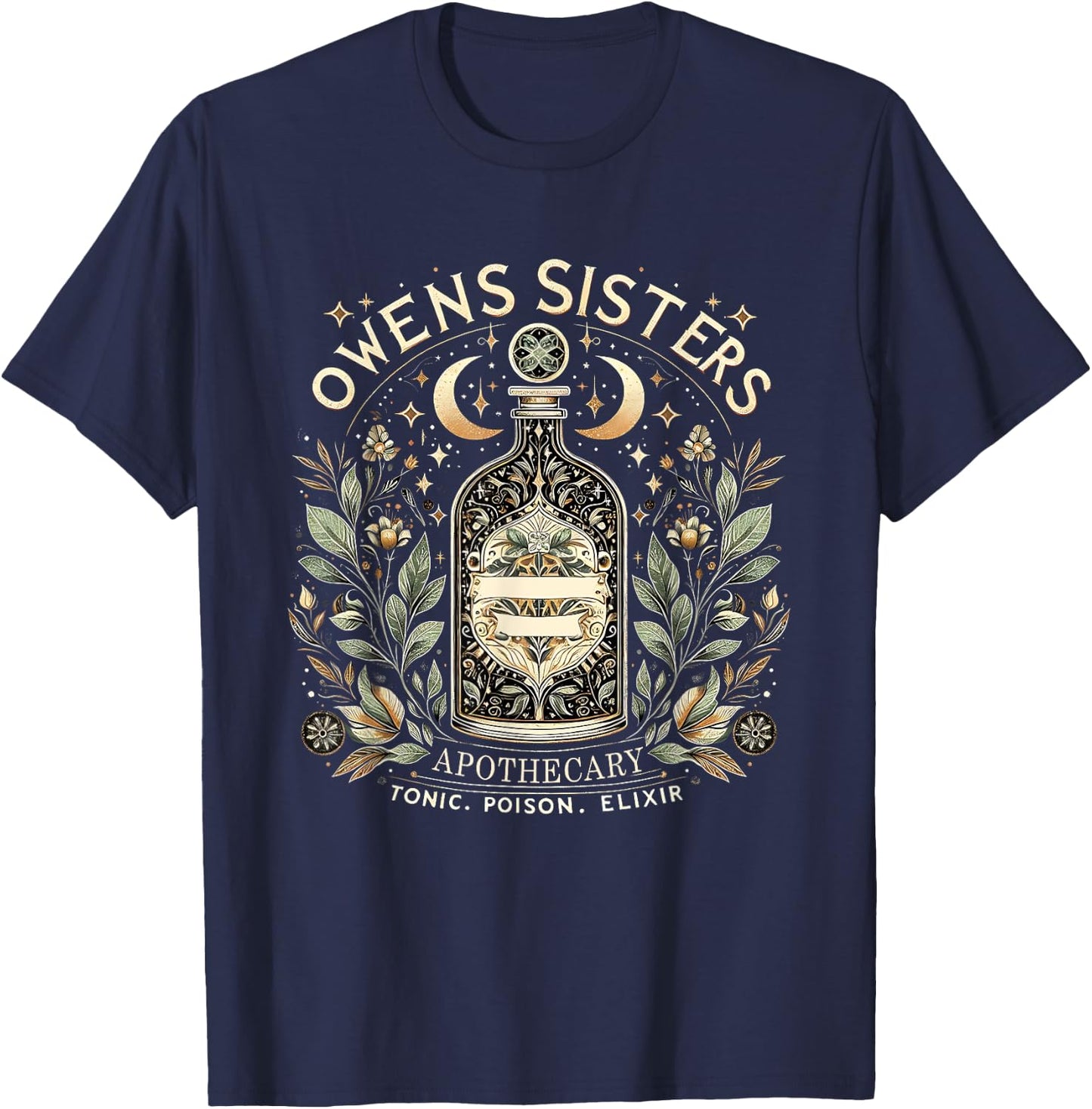 Halloween Sisters Practical Magic Girls Womans T-Shirt - T-Shirt | Navy