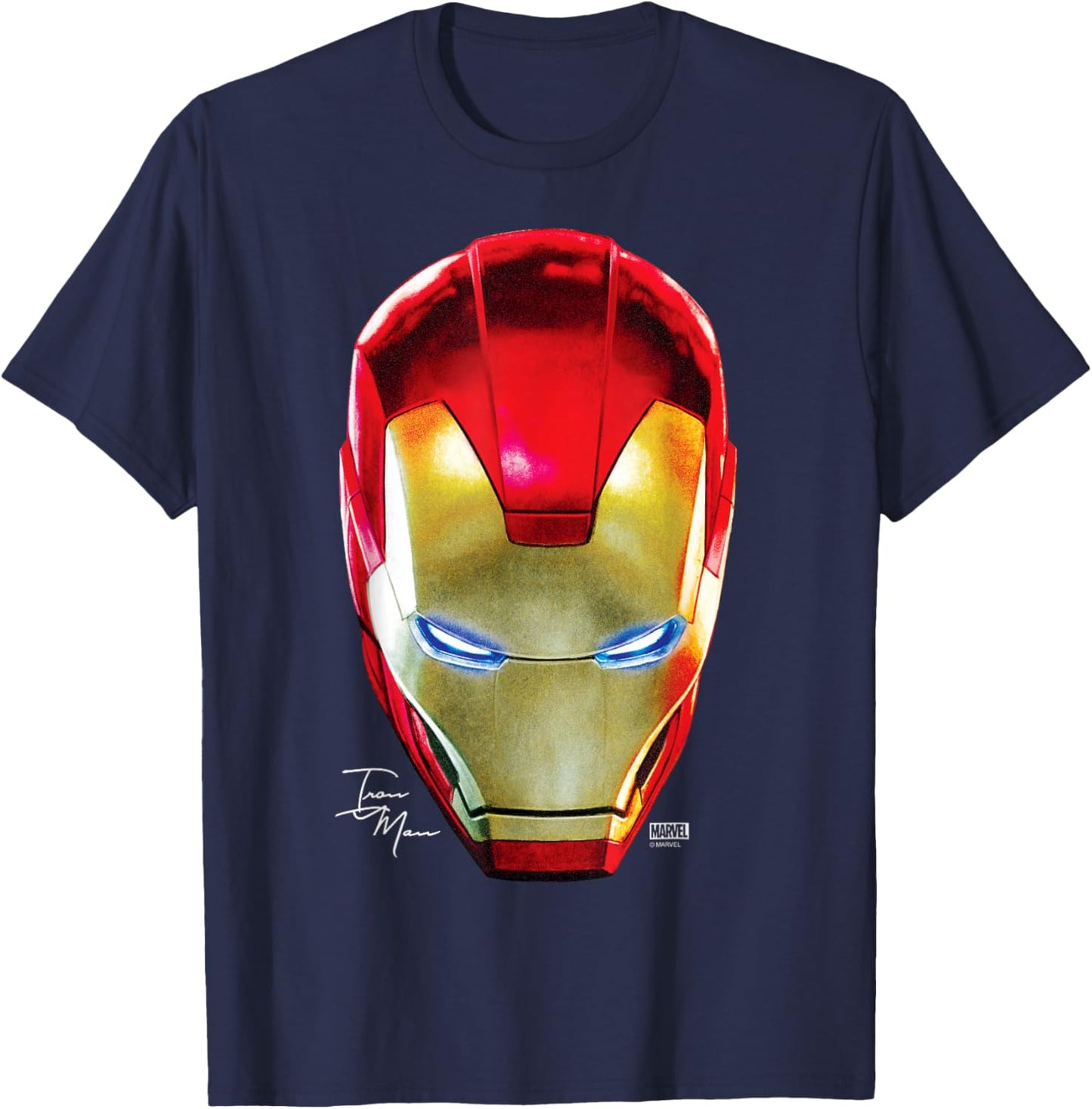 Iron Man - Portrait T-Shirt - T-Shirt | Navy