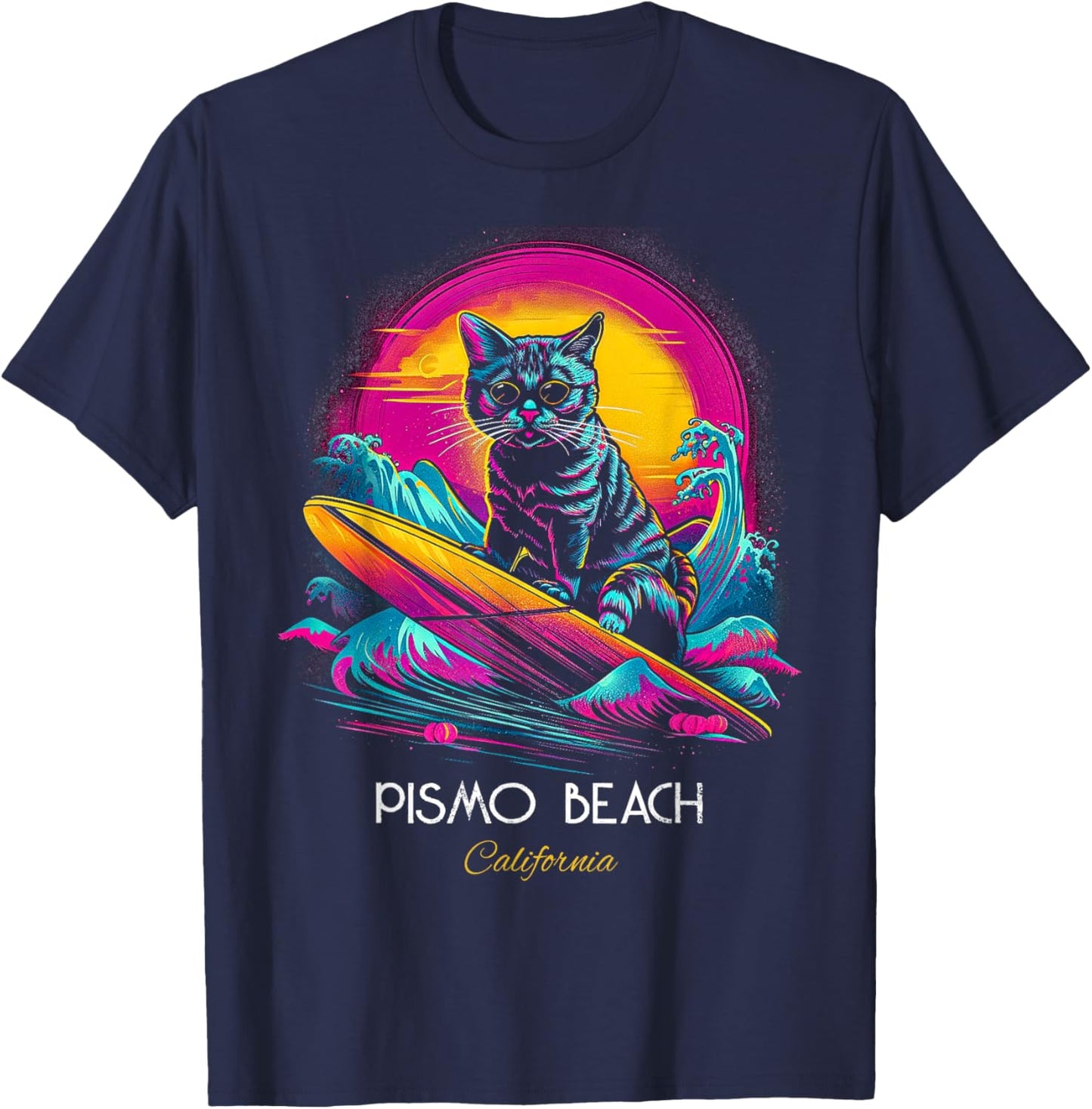 Pismo Beach California T-Shirt - T-Shirt | Navy