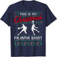 This Is My Christmas Pajama Basketball Ugly Sweater Funny T-Shirt - T-Shirt | Navy