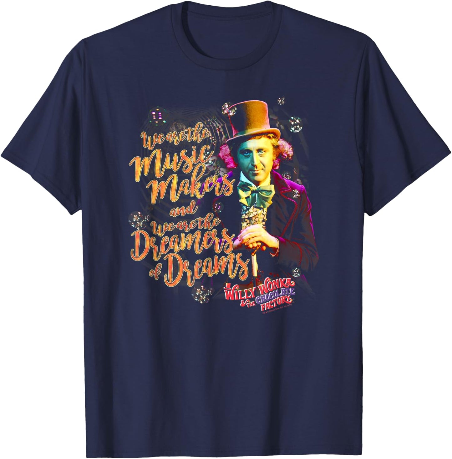 Willy Wonka Music Makers T-Shirt - T-Shirt | Navy