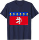 Vintage Lyon Flag Gift Lyon France T-Shirt - T-Shirt | Navy