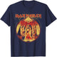 Iron Maiden Lightning Circle Navy T-Shirt - T-Shirt | Navy