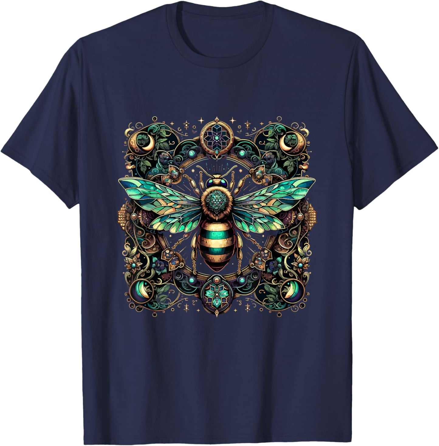 Fantasy Bee Beekeeper Beekeeping Hive Cute Bees T-Shirt - T-Shirt | Navy