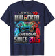 Level 10 Unlocked Awesome Since 2015 10th Birthday Gaming T-Shirt - T-Shirt | Navy