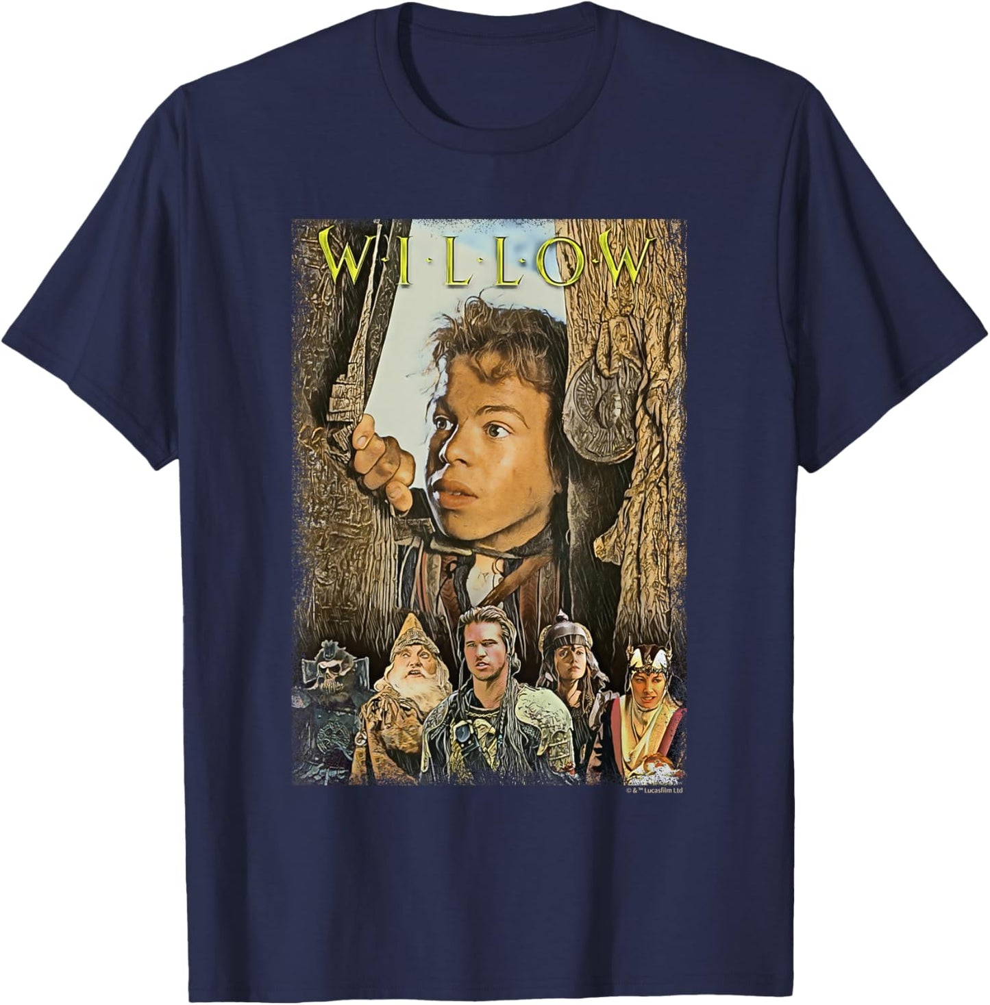 Lucasfilm Willow Movie The Magic Lies Within T-Shirt - T-Shirt | Navy