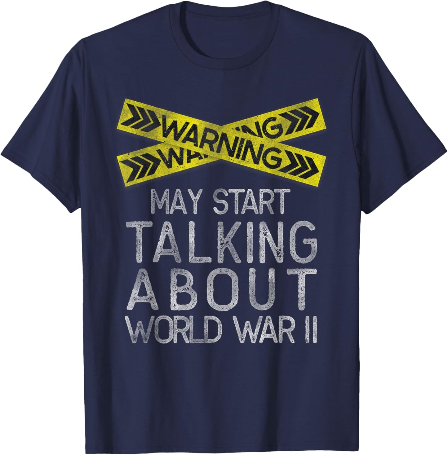 History Lover, World War 2, American History Student T-Shirt - T-Shirt | Navy