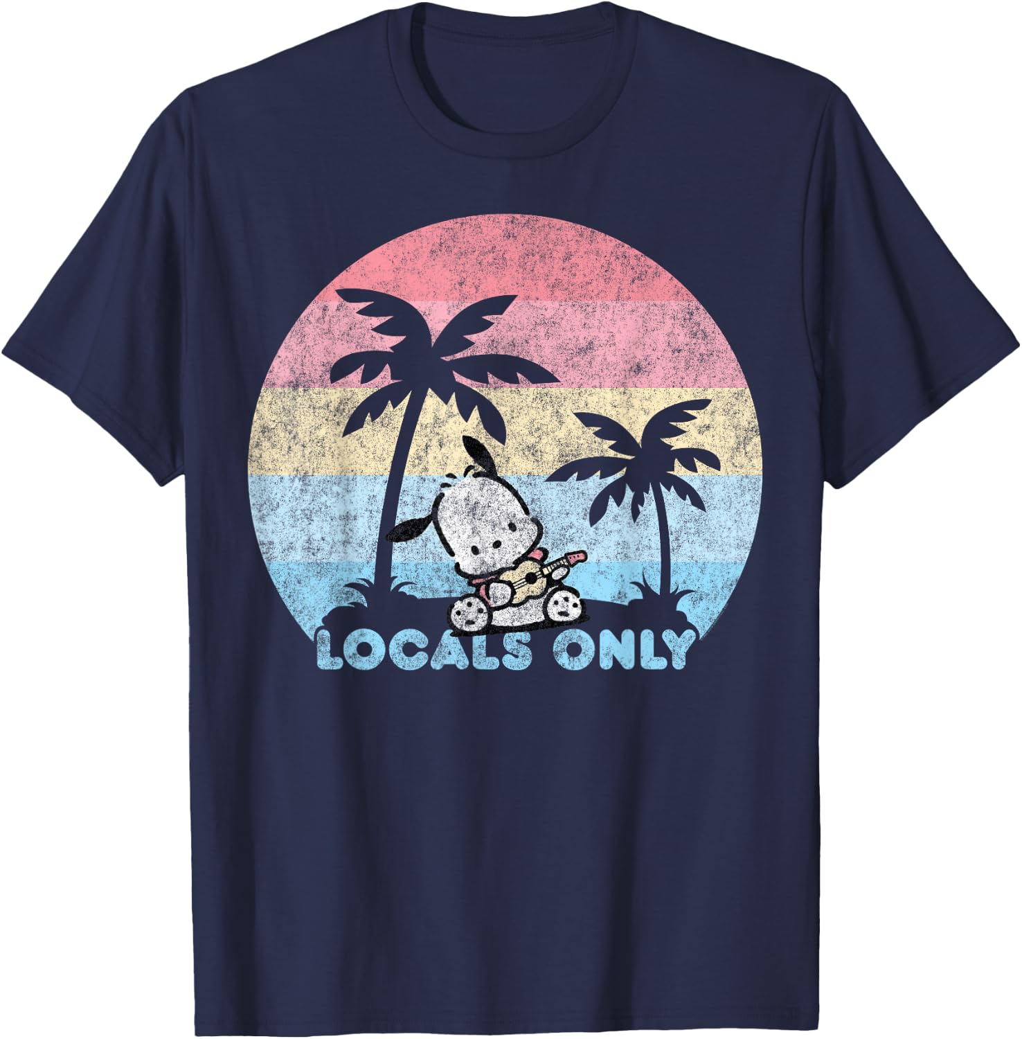 Pochacco Locals Only T-Shirt - T-Shirt | Navy