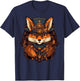 Steampunk Fox T-Shirt - T-Shirt | Navy