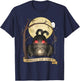 Embrace The Light Mothman Spooky Cute Cryptid Goth Halloween T-Shirt - T-Shirt | Navy