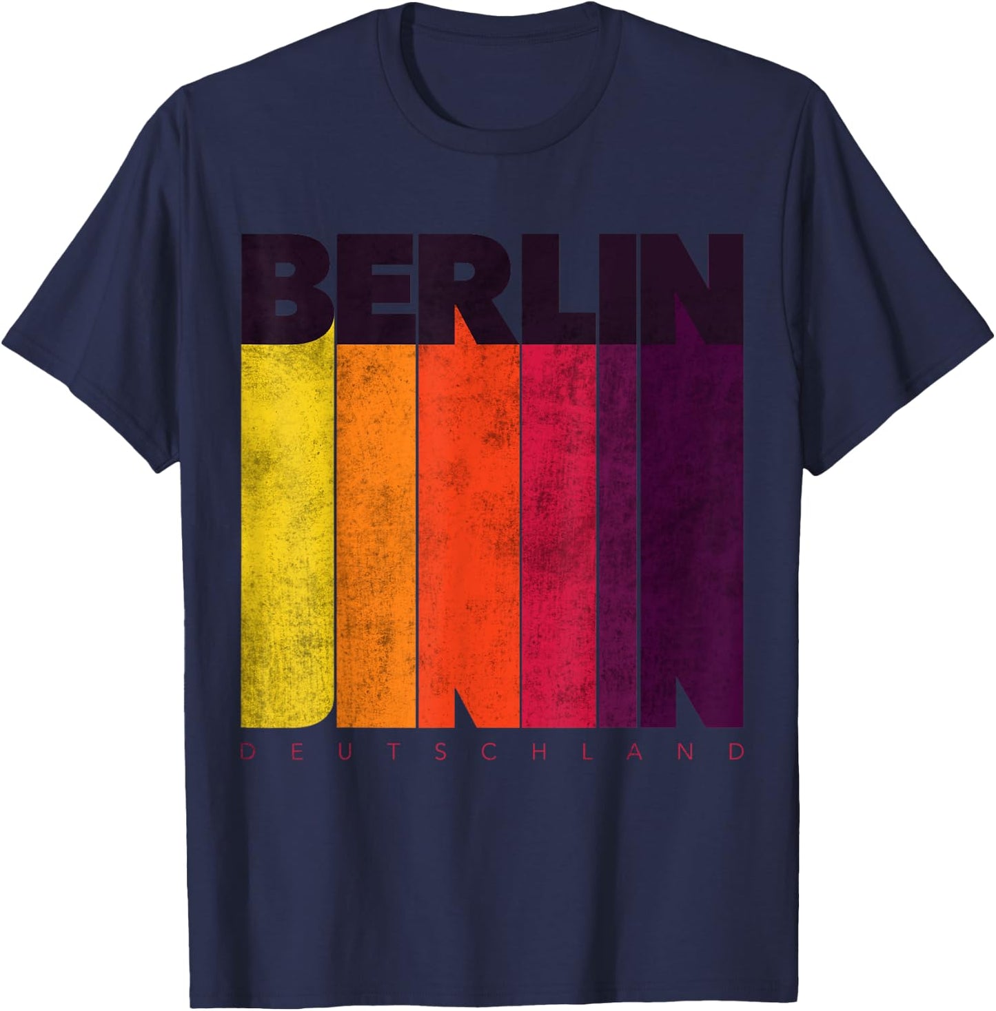 Cool Berlin shirts, I Love Berlin Deutschland, Berlin T-Shirt - T-Shirt | Navy