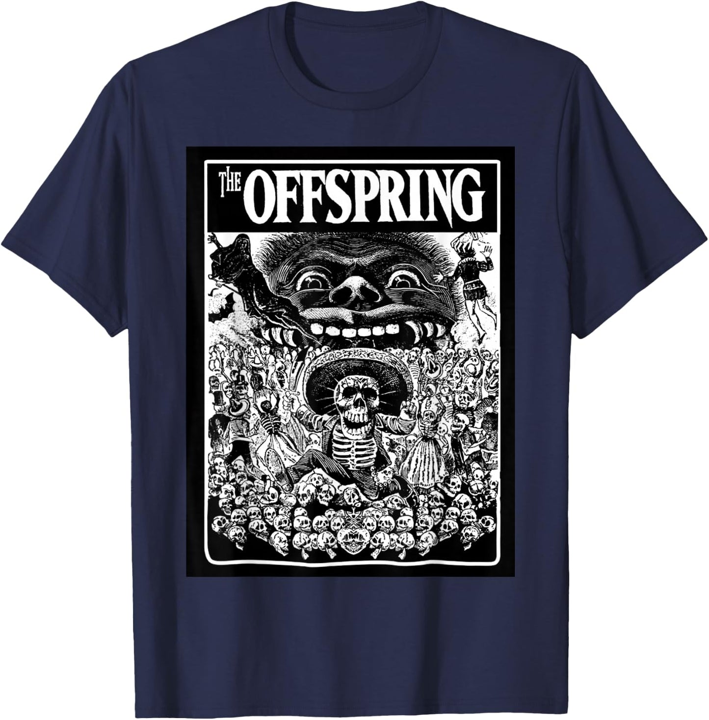 The Offspring Official Crowd Logo T-Shirt - T-Shirt | Navy
