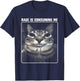 Rage Is Consuming Me Meme Silly Cat Women Girls Kids T-Shirt - T-Shirt | Navy